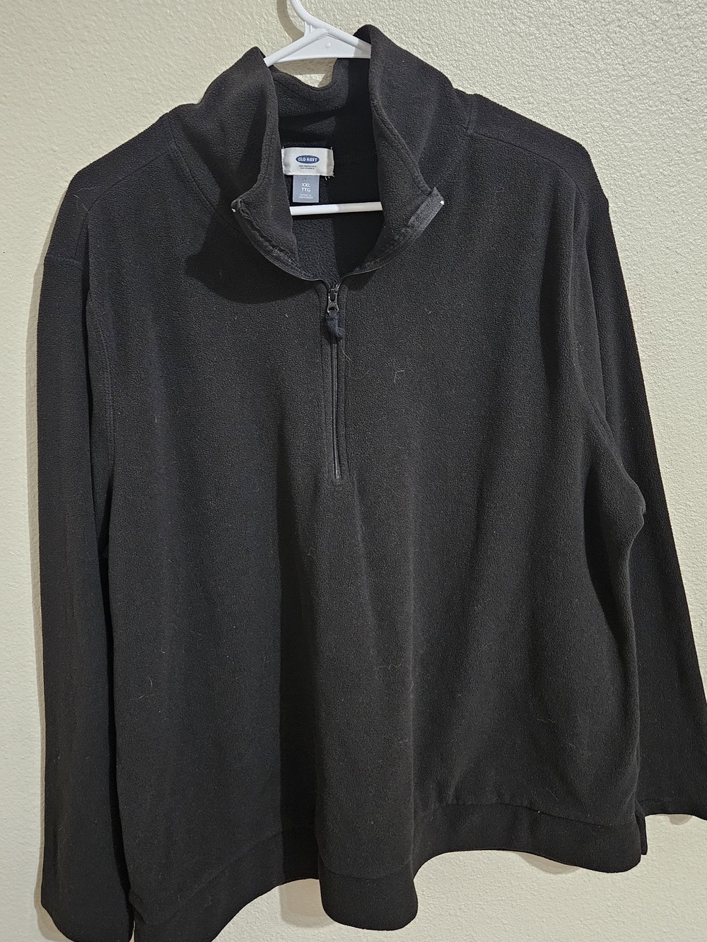 Old Navy Men’s Black Half-Zip Fleece Pullover